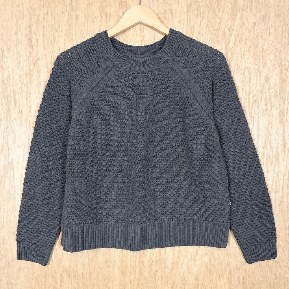 Gap Women’s Textured Reverse Stockinette Knit Long Sleeve Sweater